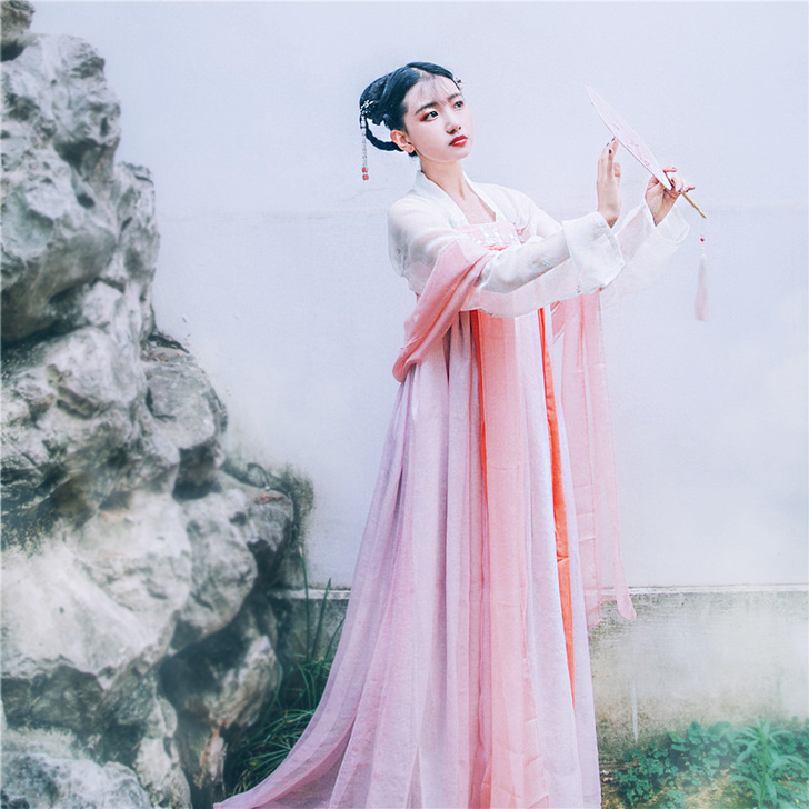 【绯棠】正版梨花渡汉服齐胸襦裙，可换娃娃，...