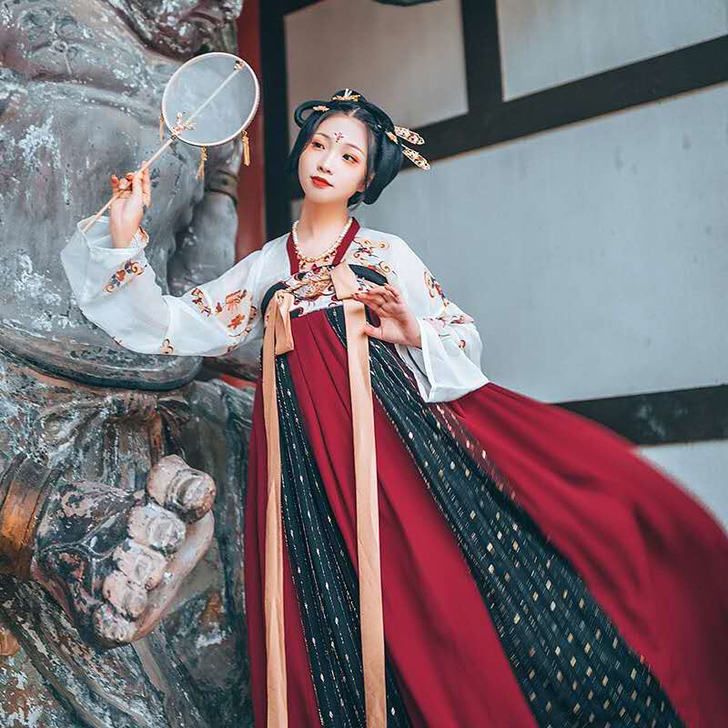 汉尚华莲汉服，下裙是p1的 s码，上襦是p...