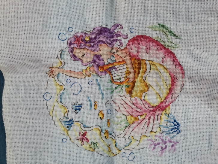 自己绣的十字绣，最喜欢的一幅图，没有之一，...