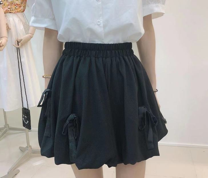 半身裙 花苞裙