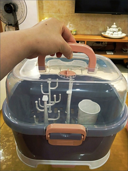 19.9￥【闲置特价】婴儿奶瓶收纳箱大号宝...