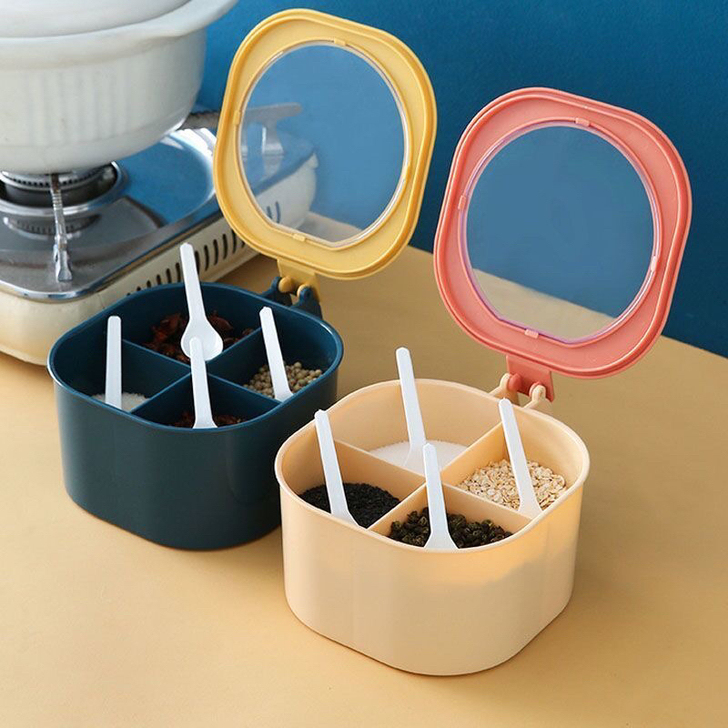 调料盒套装家用组合调味盒调料瓶调味料收纳盐...