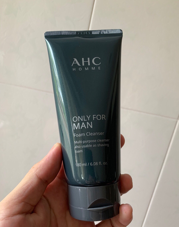 AHC男士洗面奶180ml 男士专用洁面细...