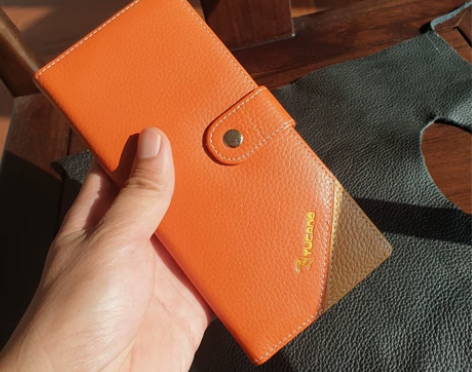 商场撤柜 啄木鸟 女士长款钱包 真皮钱夹 ...