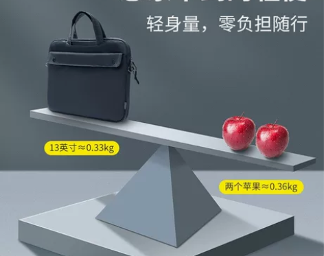 倍思 手提电脑包笔记本联想小新air14华...