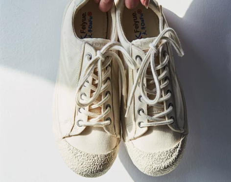 飞跃帆布鞋女官方正品米色低帮鞋女学生休闲透...