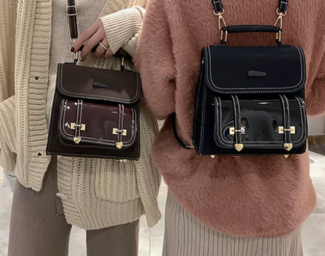 日系小包包女2022新款潮韩版时尚学生书包...