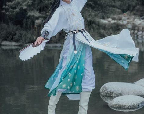 剑网3正版授权x如梦霓裳谪仙中国风汉服男装...