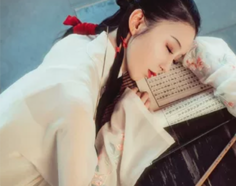 兰若庭 汉服海棠春立领绣花渐变印花明制 全...