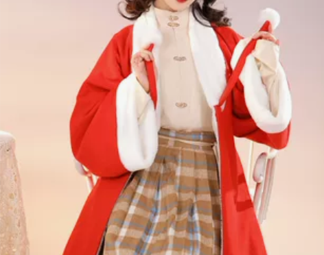 裳云兮原创（如意）明制汉服女套装 尺码S，...