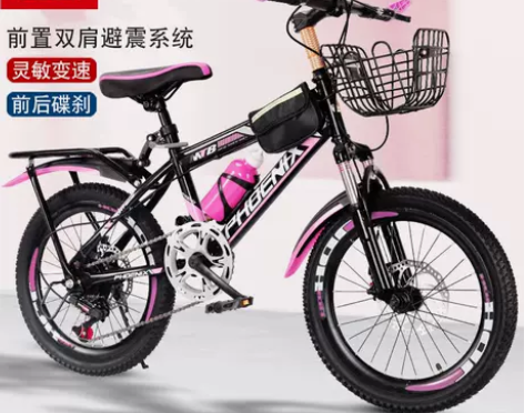 凤凰儿童自行车20寸中大童学生车8-10-...