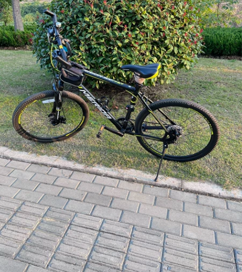 美利达山地自行车，勇士300DS实拍如图。...