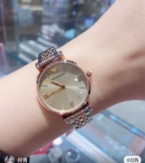 正品阿玛尼手表AR1840 盒子还留着 表...