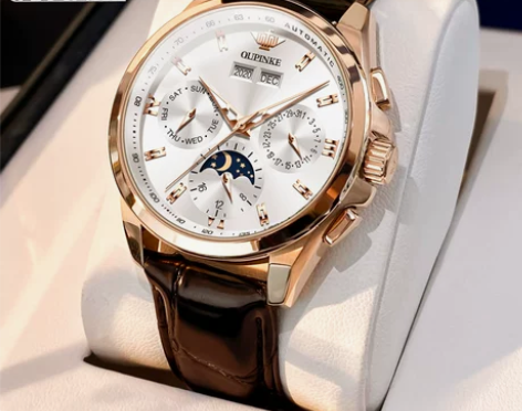 瑞士欧品客品牌潮流男表正品手表男士机械表全...