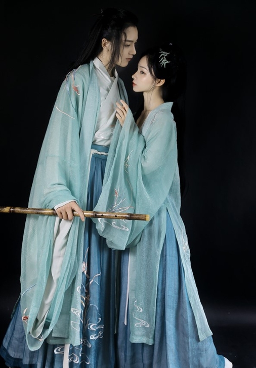 花朝记梦幽谷汉服 男款