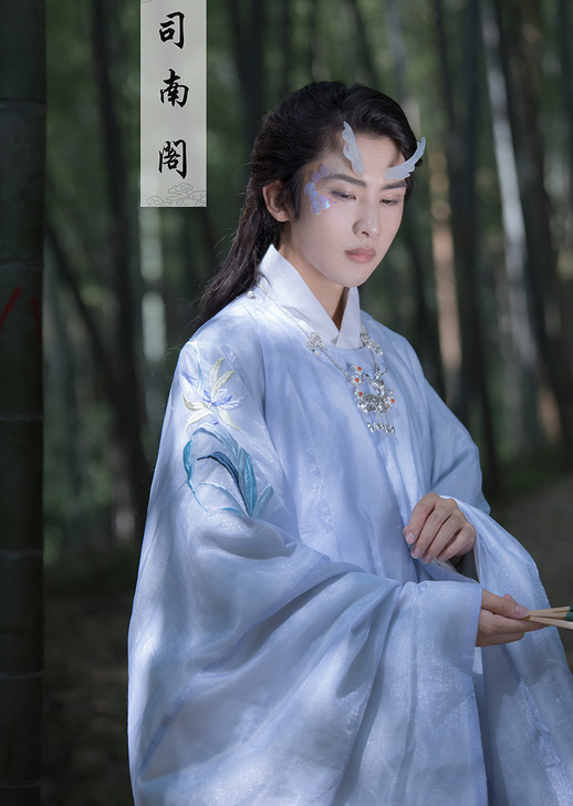|司南阁| 原创男女款 汉服明制兰花圆领袍...