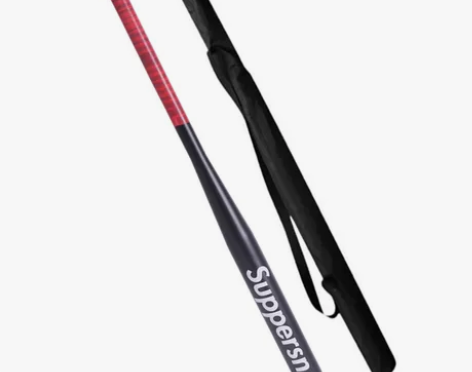 棒球棍加厚合金钢棒球棒车载防身哑黑棒球棒武...