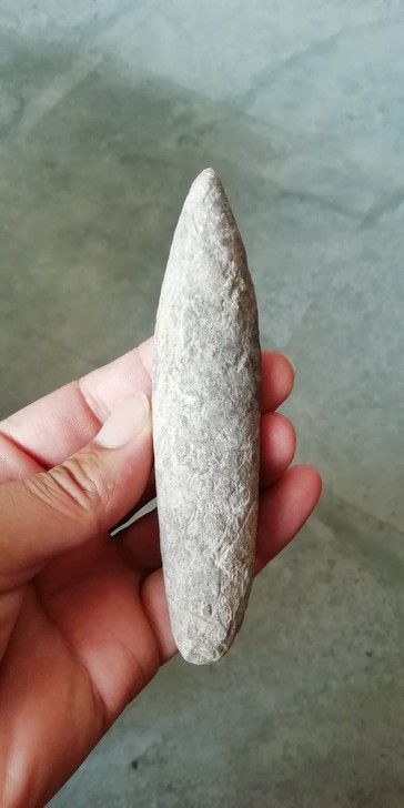 石器时代龙山文化兽牙形划割器锥形器