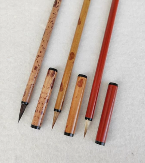 便携式小楷行囊毛笔二王赵孟頫白描勾线 [绿...