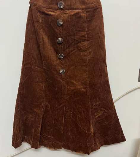 UR灯芯绒半身裙鱼尾裙A字裙中长款 买了就...