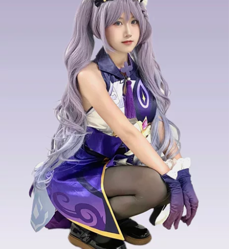 三町目原神刻晴大全套s?假发 试穿拍照一次...