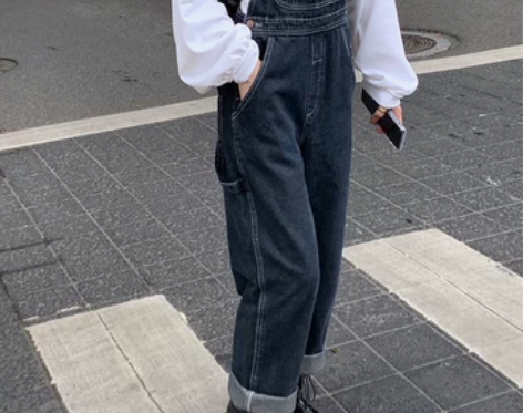 ?拖地牛仔裤女2022夏季新款韩版chic...