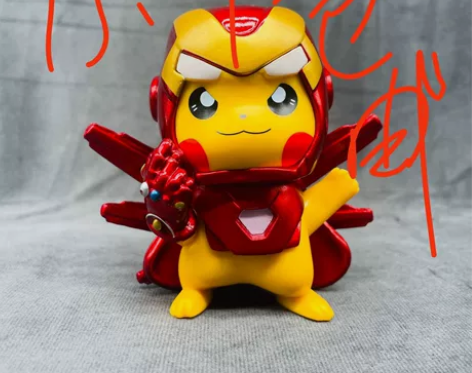 宠物精灵皮卡丘cos复仇者联盟钢铁侠漫威手...