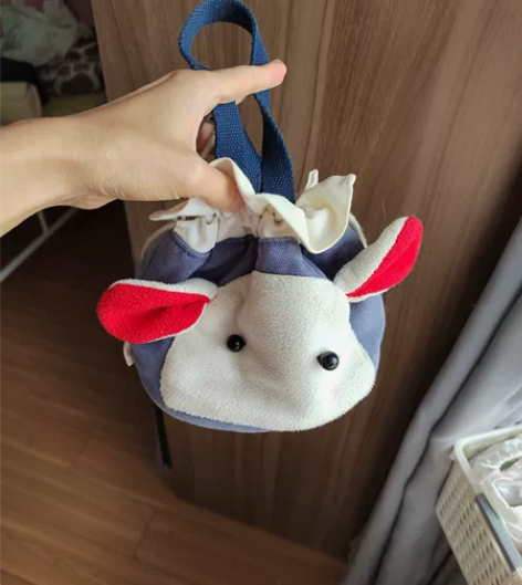 帆布饭盒袋圆形小号饭包包手提袋清新午餐包斜...