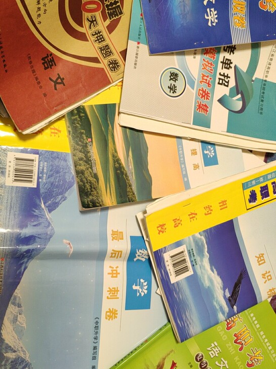 职高高三高考的数学练习卷，写了一张卷就没有...