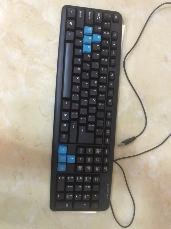 灵指电脑键盘，全新。