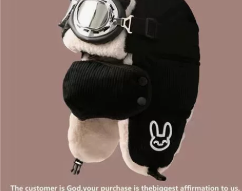 帽子冬季骑电动车保暖神器防寒挡风帽棉冬天防...