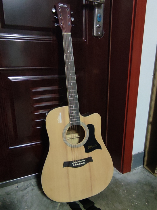 40寸单板实木吉他 民谣初学学生