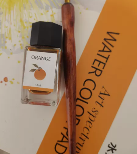 墨水+蘸水笔 感兴趣的话点“我想要”和我私...