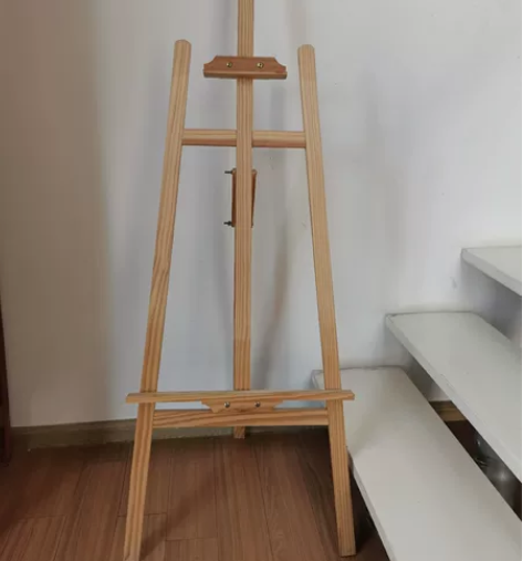 实木画架，高1.45米，几乎全新 自提 地...