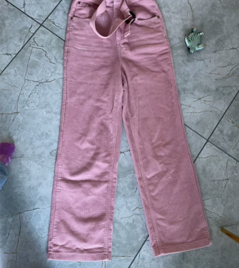 全新粉色阔腿裤,189入,能穿80到94斤...