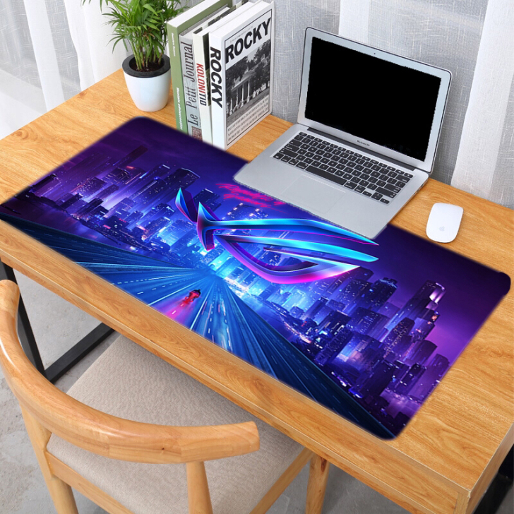 全新包邮！自产华硕logo鼠标垫，锁边，独...