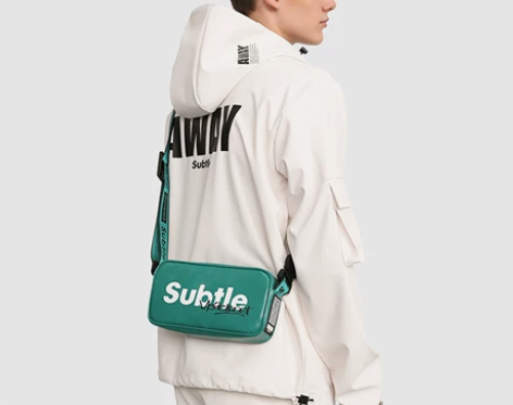 Subtle INDIE斜挎包潮牌男士单肩...
