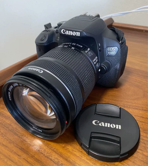 自用佳能700d单反相机套机18-135 ...