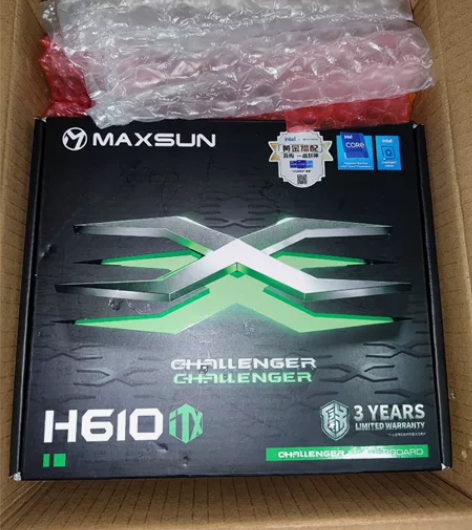 铭瑄h610itx主板带蓝牙WiFi，才用...