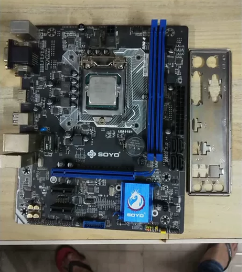 魔音版  梅捷B150主板套装，配G390...