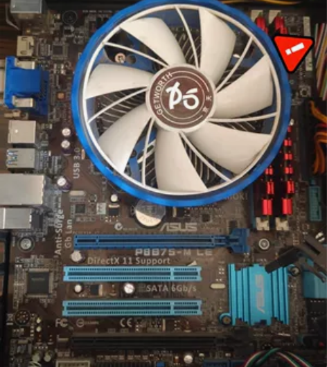 华硕b75主板 双pci 坏的 图中红叹号...