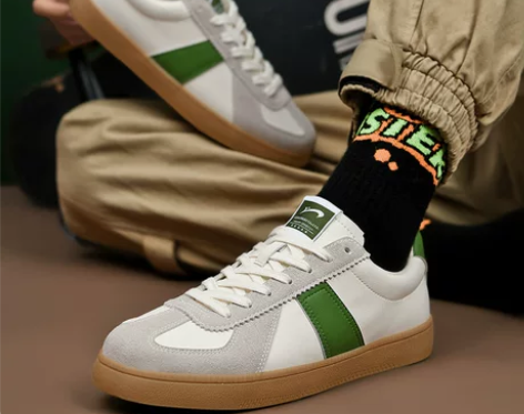 ?贵人鸟官方男鞋德训鞋2022新品复古百搭...