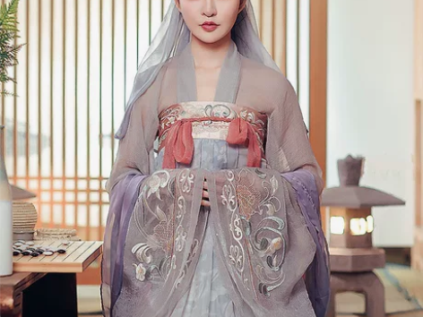 都城南庄汉服 南歌子 绣花印花原创齐胸襦裙...