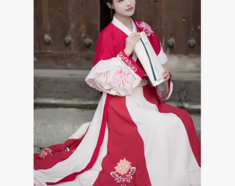 【千灯结】五五年原创汉服女晋制交领齐腰交嵛...