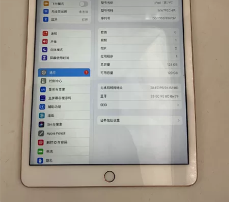 iPad7 19款国行128g 9新 壳两...