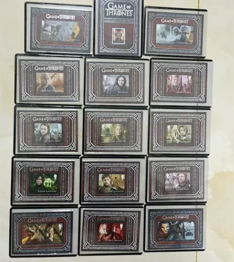 HBO权力的游戏 权游 龙蛋 邮票 铁板 ...