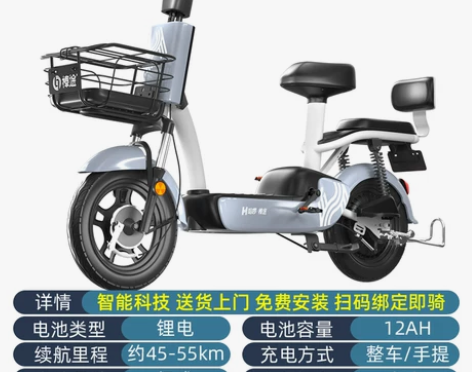 哈啰棒途电动车 锂电池  没有钥匙遥控，直...