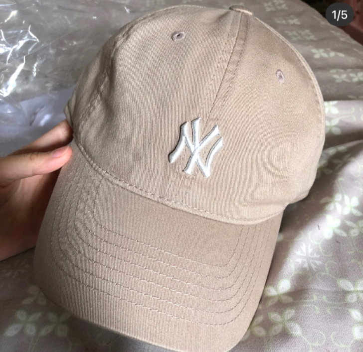 MLB 帽子 卡其色