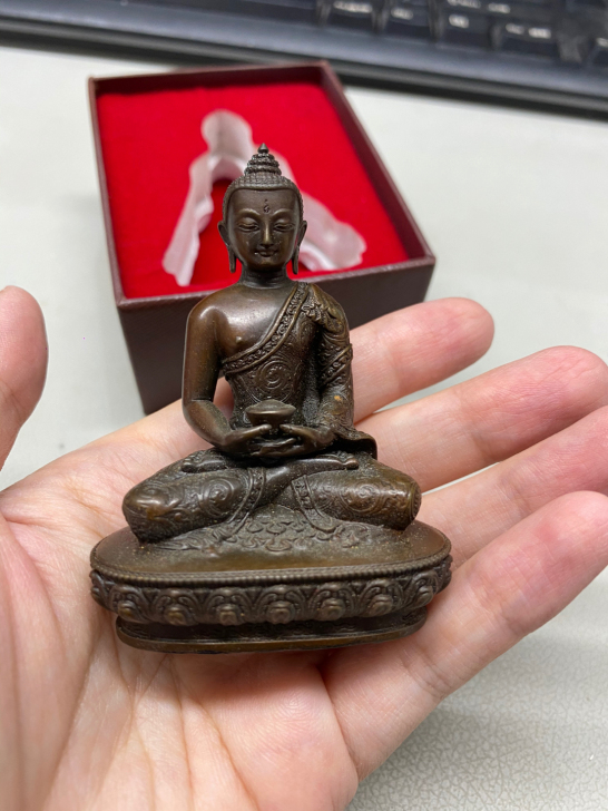 五明佛之缘随身小铜佛像药师佛阿弥陀佛释迦牟...