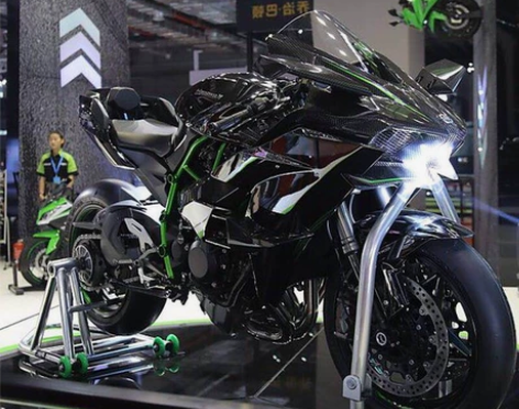 进口川崎H2摩托车国四400CC重机车v6...